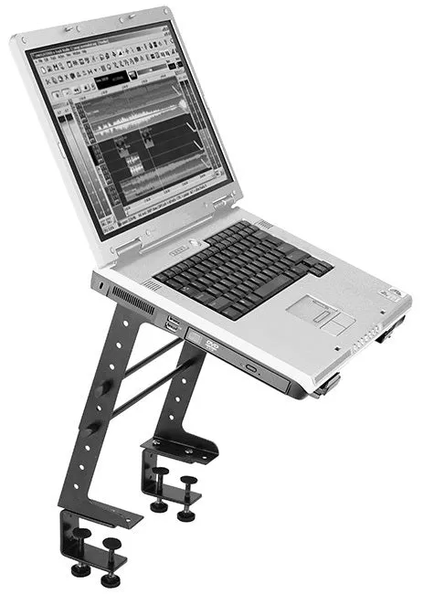 On Stage Clamp-On Multi Purpose Stand with Shelf