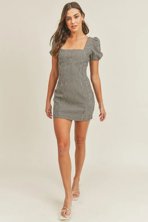 Ophelia Gingham Mini Dress