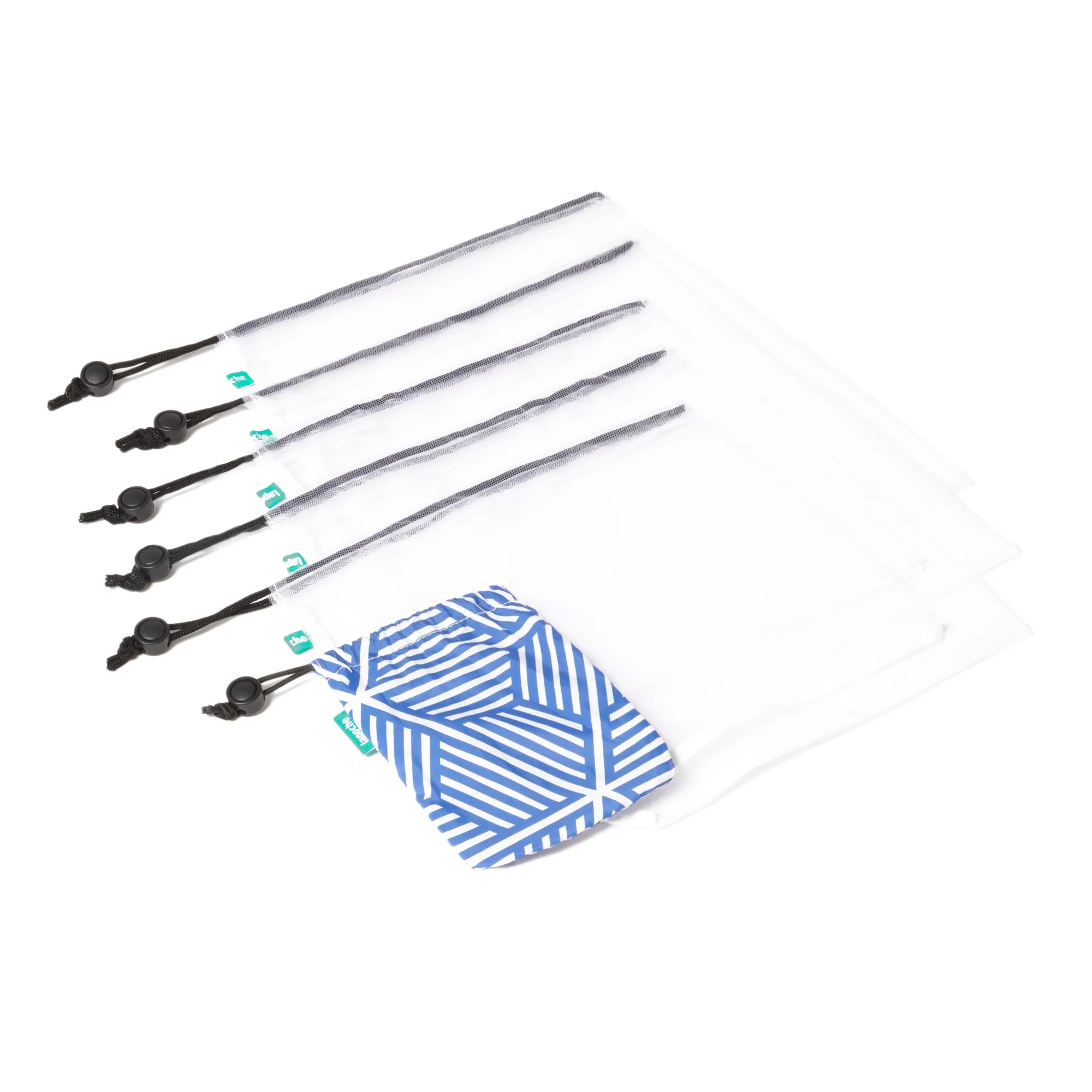 Packable Shopper & Produce Bags Pack - geometric