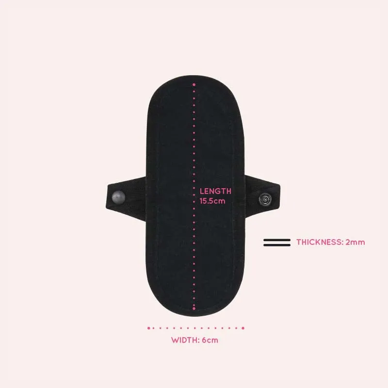 Panty Liner Reusable - Black