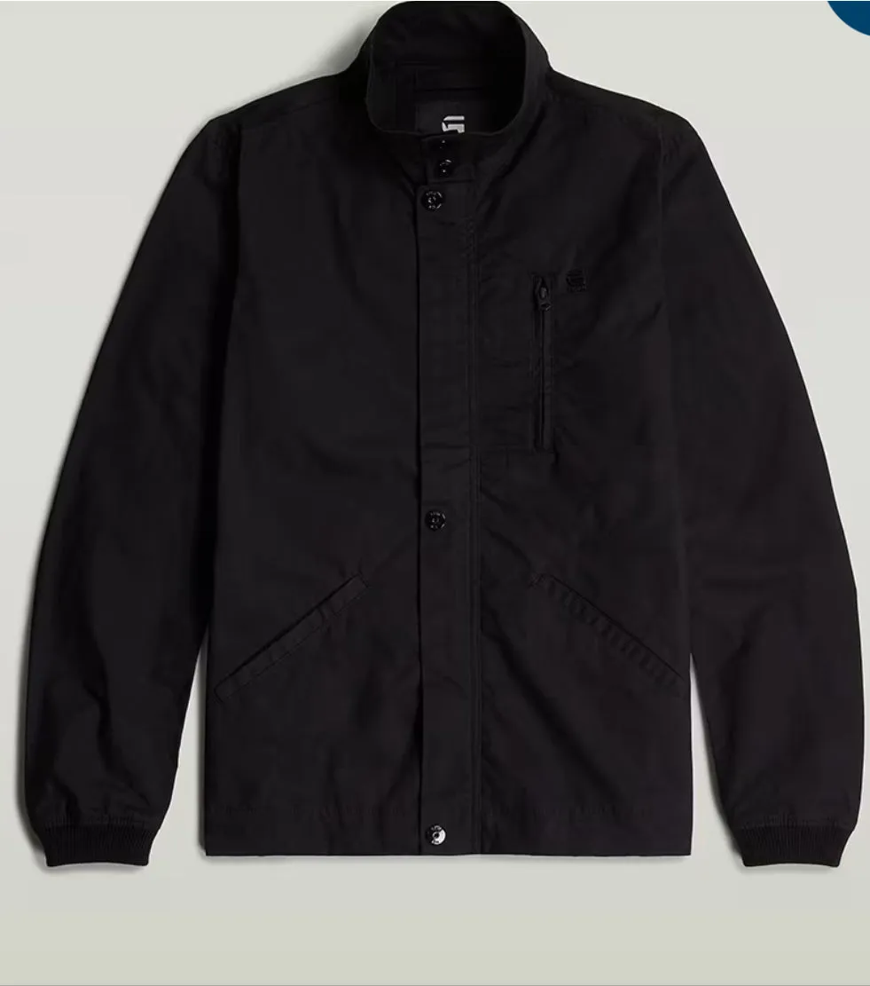 PARA SLIM OVERSHIRT dark black
