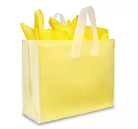Personalized Clear Bags with Handle  Handles, Party Bags, Shopping Bags, Retail Bags, Merchandise Bag,, Party Bags,