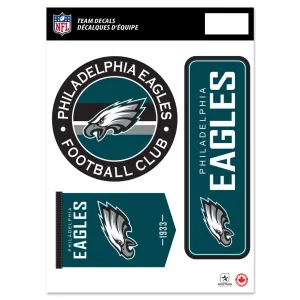 Philadelphia Eagles Fan Decal Set - 8" x 11"