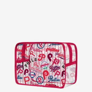 Philadelphia Phillies Repeat Retro Print Clear Cosmetic Bag