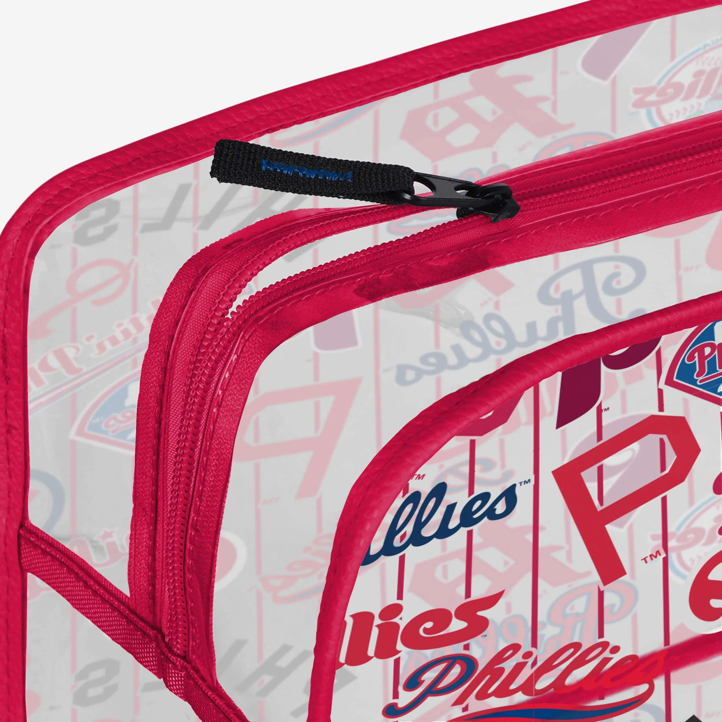 Philadelphia Phillies Repeat Retro Print Clear Cosmetic Bag