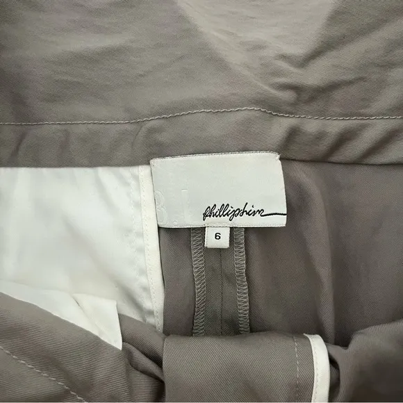 Phillip Lim Adjustable Fold Over Skirt in Taupe Size 6