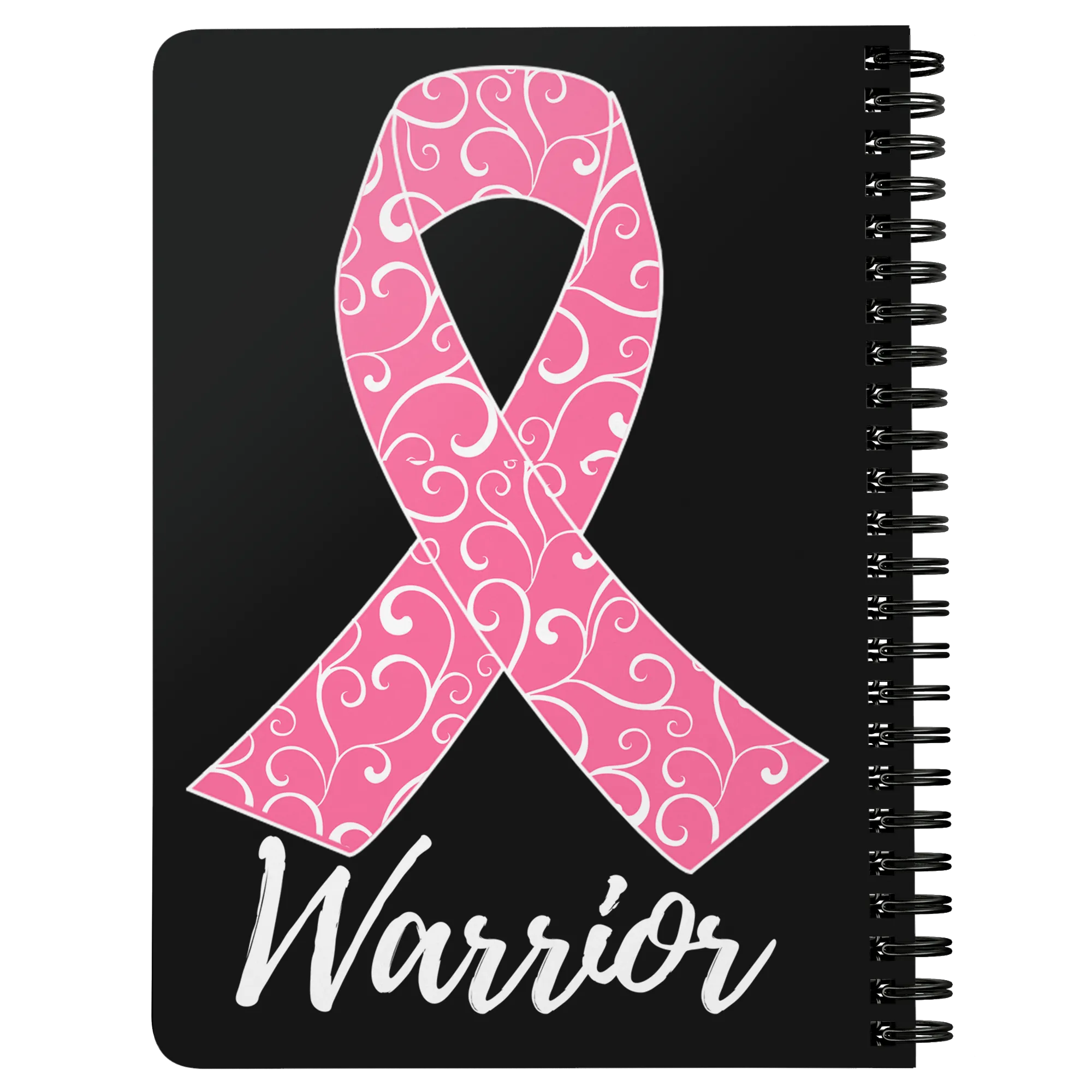 Pink Ribbon Warrior Spiralbound Notebook Journal