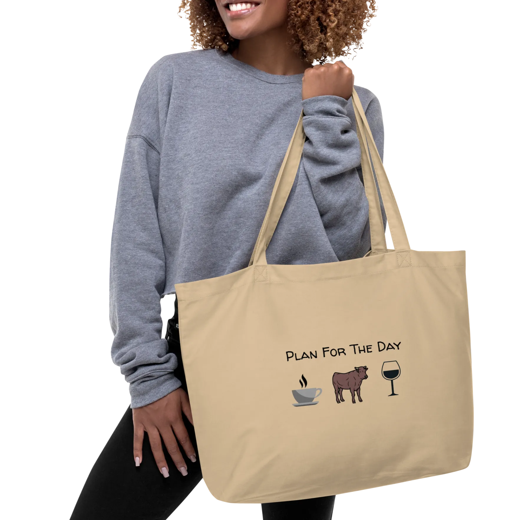 Plan for the Day Cattle Herding Tote/ Shopping Bags