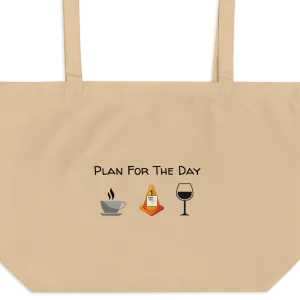 Plan for the Day - Rally X-Large Tote/ Shopping Bags