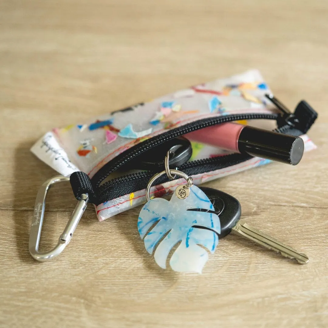 Plastic-Fetti Zipper Pouches, Large