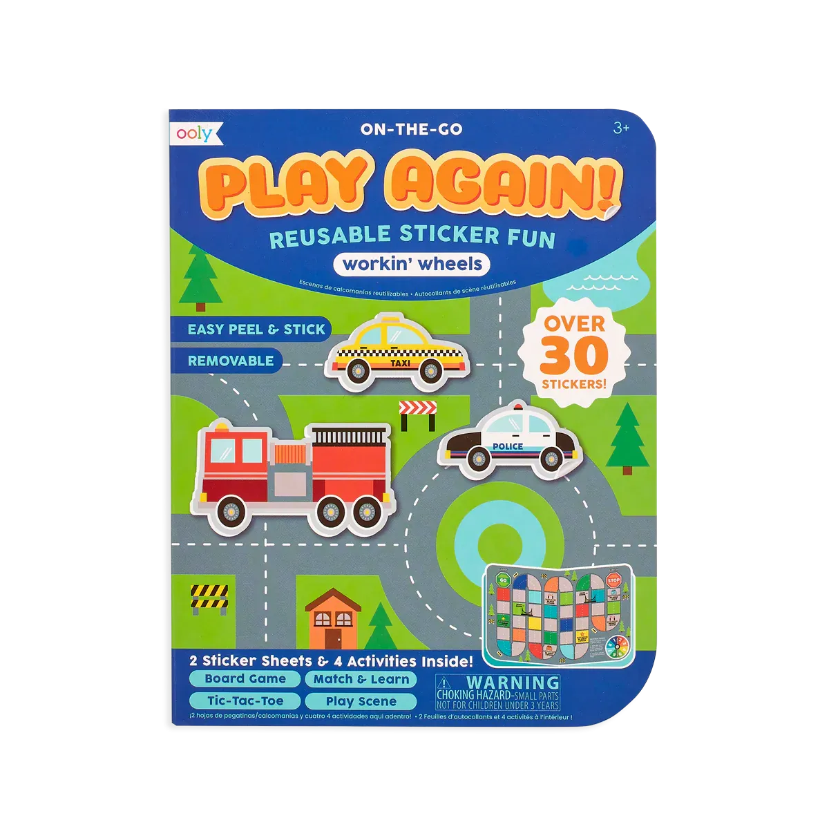 Play Again! Mini On-The-Go Activity Kit - Working Wheels