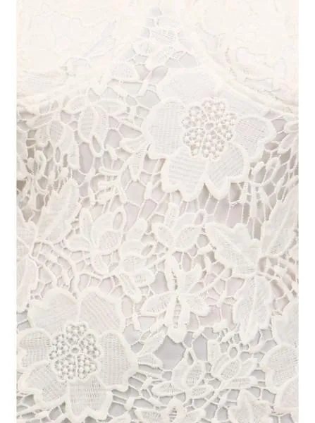 Plus Size Sun Kissed Floral Crochet Top