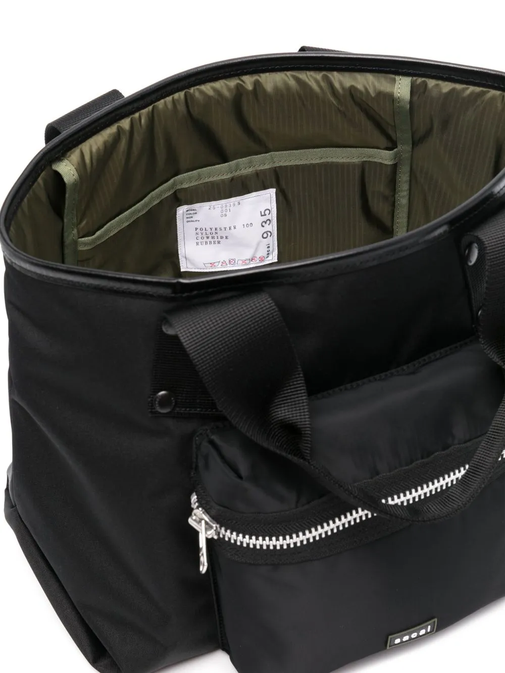 Pocket medium nylon tote