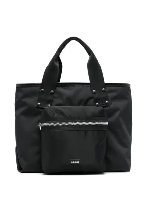 Pocket medium nylon tote