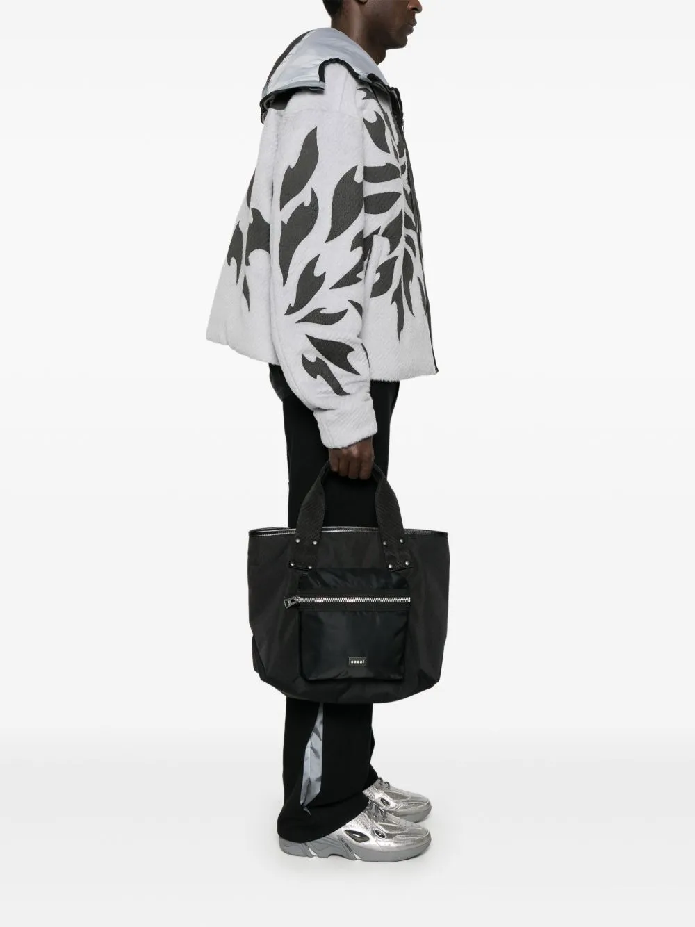 Pocket medium nylon tote