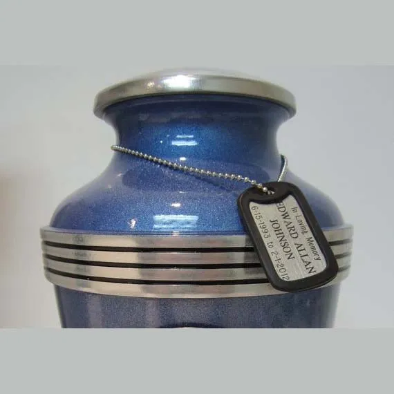 Police Cremation Urn—BL