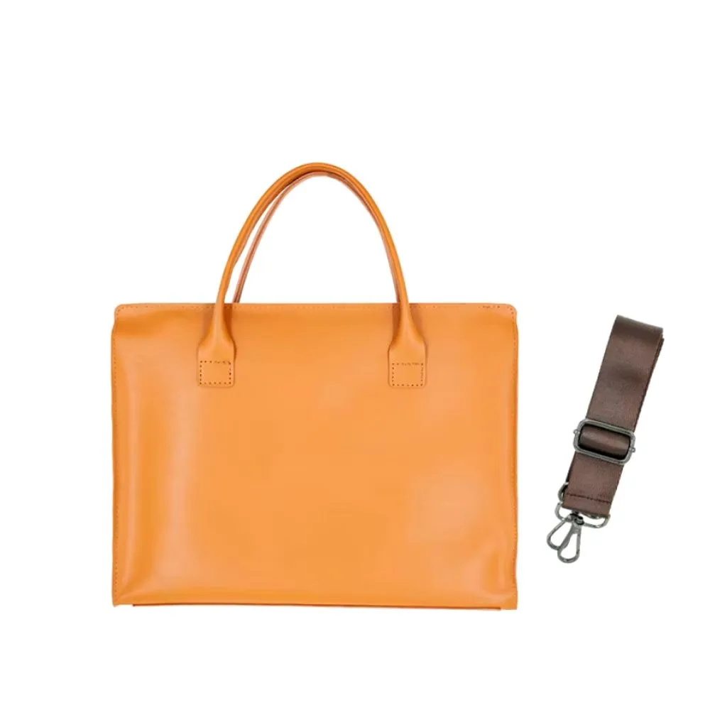 Porte Document Femme en Cuir à Grand Compartiment