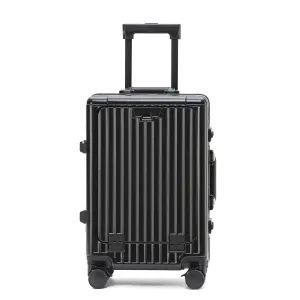 PRIME CHECKED SUITCASE BLACK | PORTABLE USB-C CHARGER