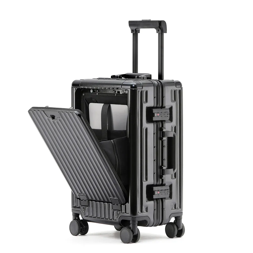 PRIME USB CHARGER SUITCASE | BLACK