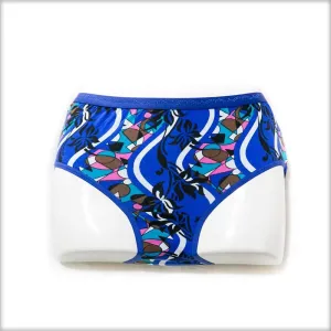 Printed Panty Blue and Ferozi