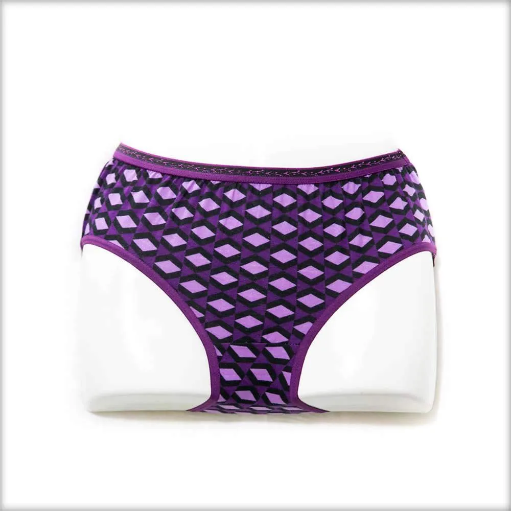 Printed Purple Panty