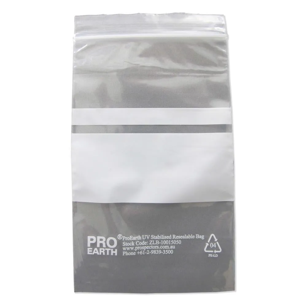 ProEarth Zip Lock Plastic Bags - UV Stabilised in Packs of 100