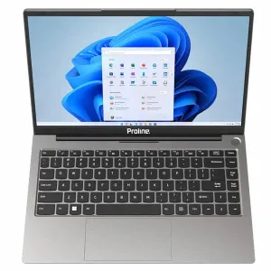 Proline Thinline V146GNS 14.1-inch HD Laptop - Intel Celeron N4020 256GB SSD 8GB RAM Win 11 Home Silver