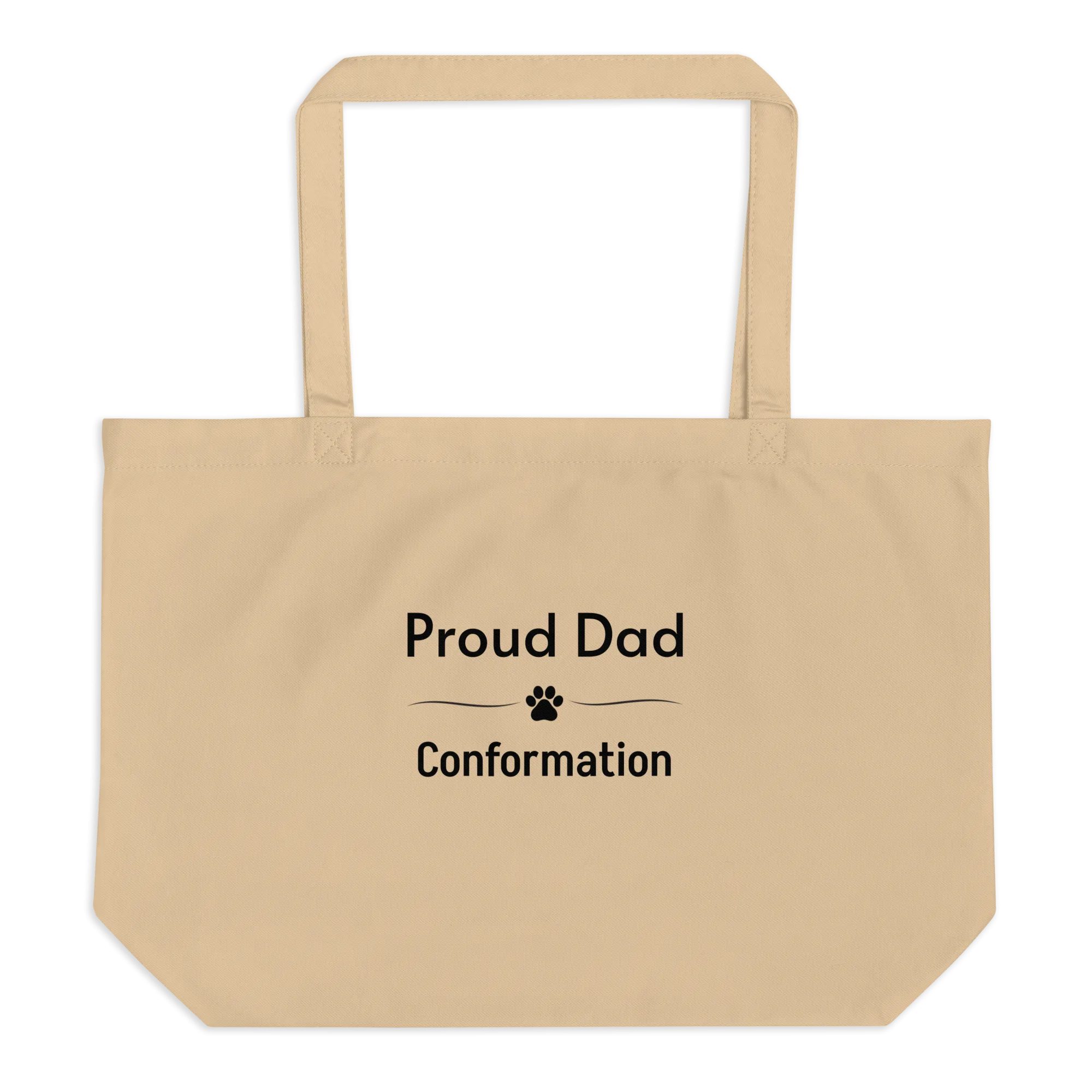 Proud Conformation Dad X-Large Tote/ Shopping Bags