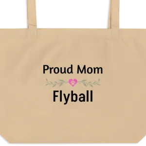 Proud Flyball Mom X-Large Tote/ Shopping Bags