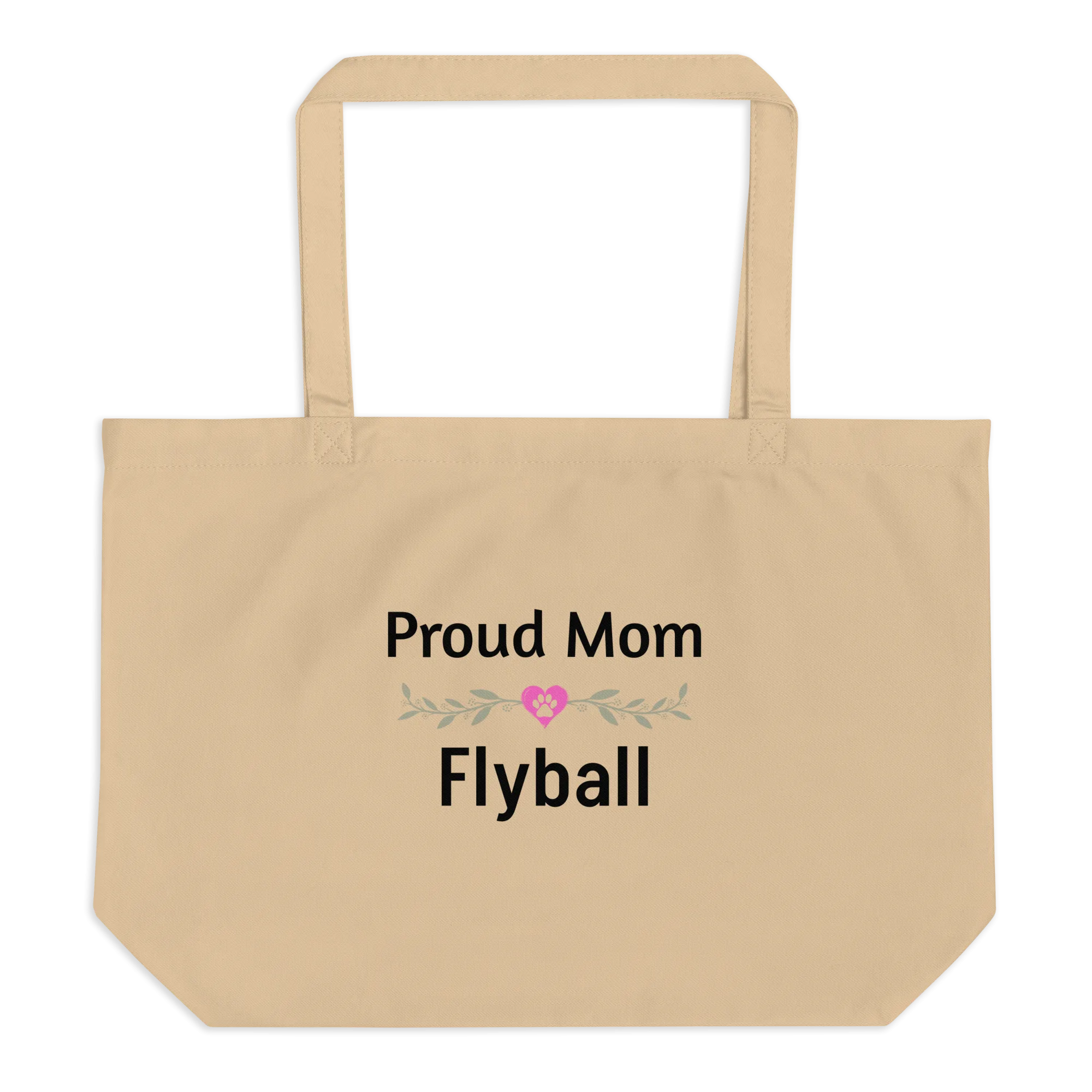 Proud Flyball Mom X-Large Tote/ Shopping Bags