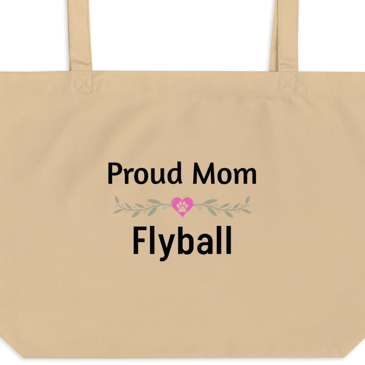 Proud Flyball Mom X-Large Tote/ Shopping Bags