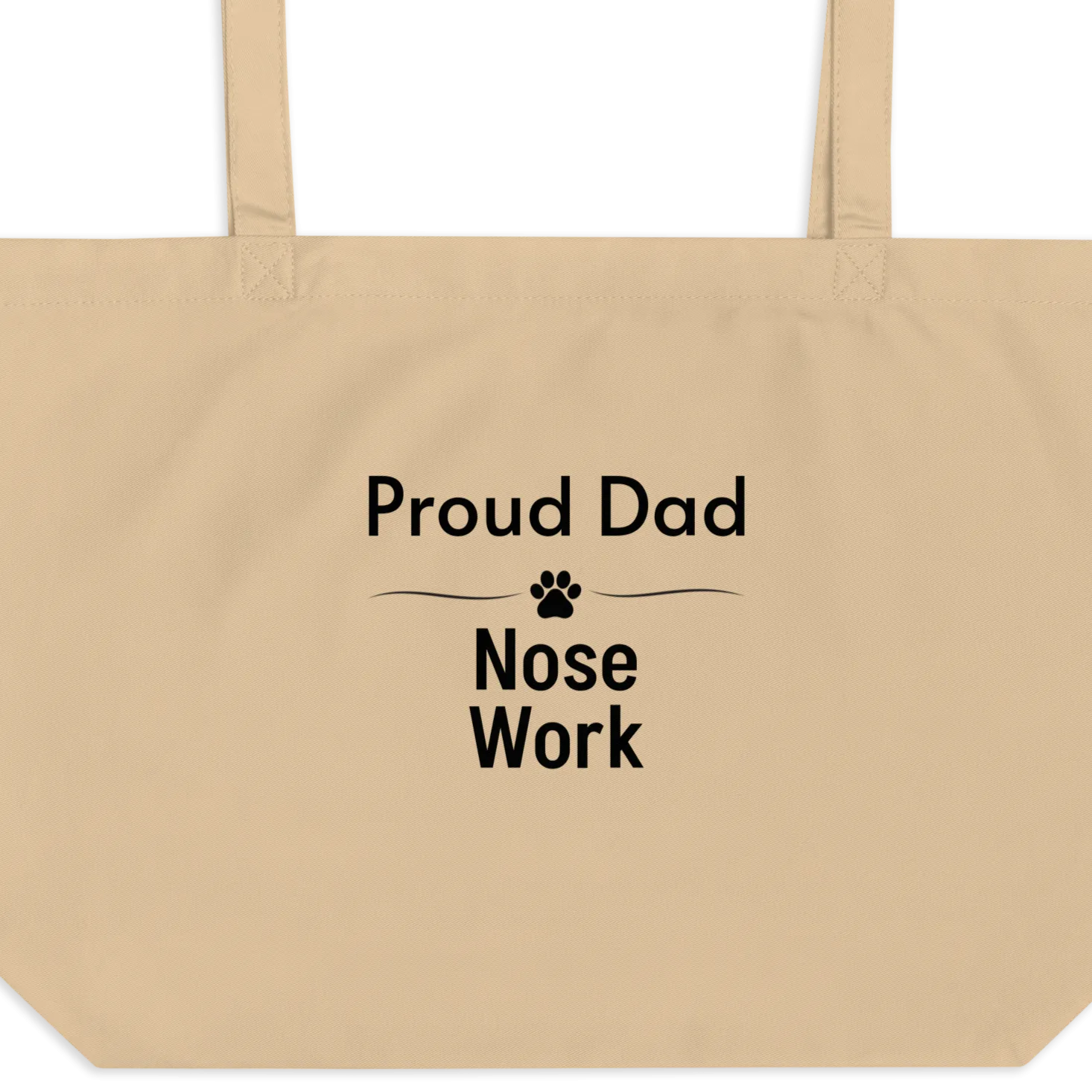 Proud Nose Work Dad X-Large Tote/ Shopping Bags