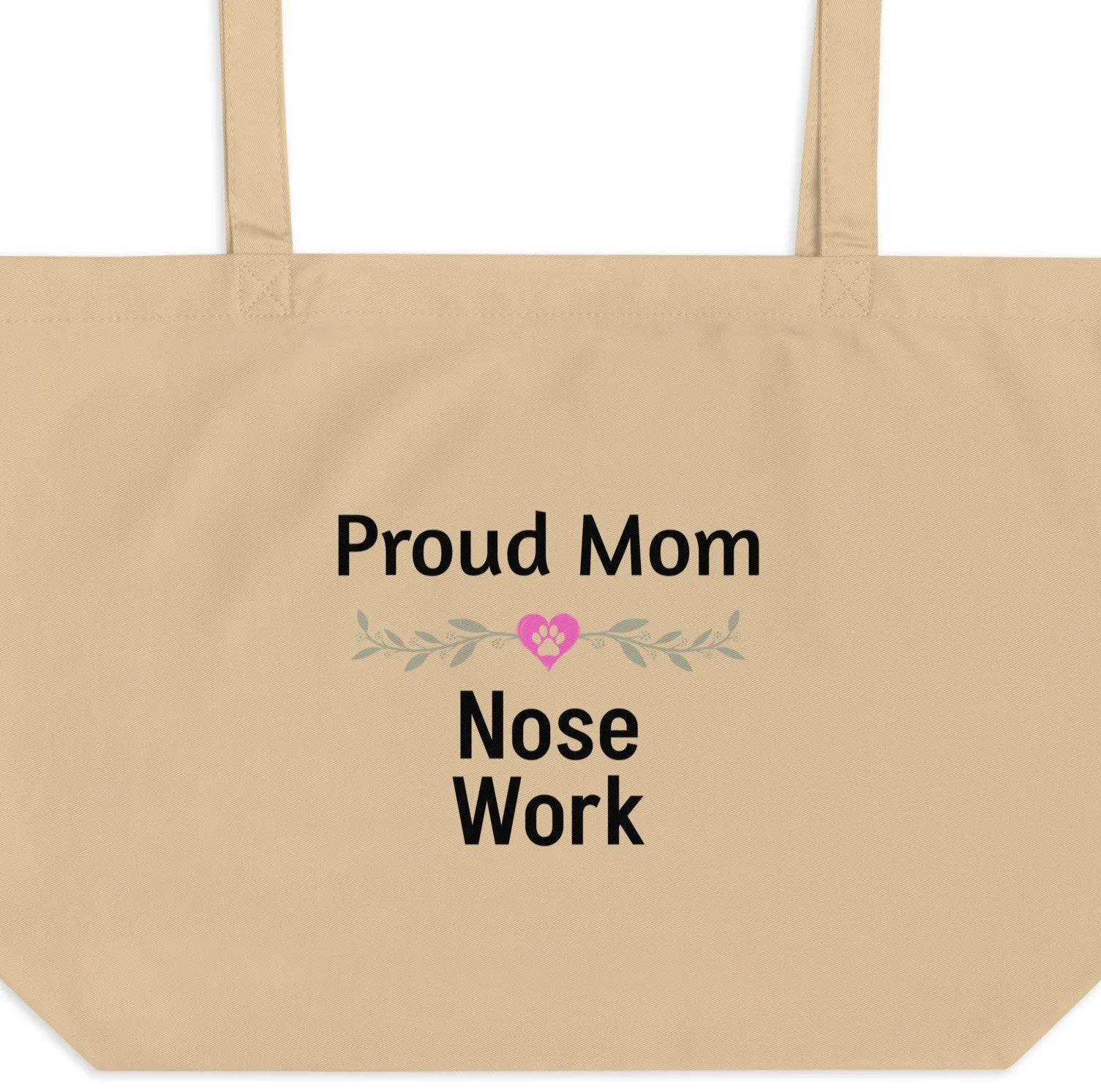 Proud Nose Work Mom X-Large Tote/ Shopping Bags