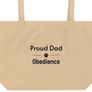 Proud Obedience Dad X-Large Tote/ Shopping Bags