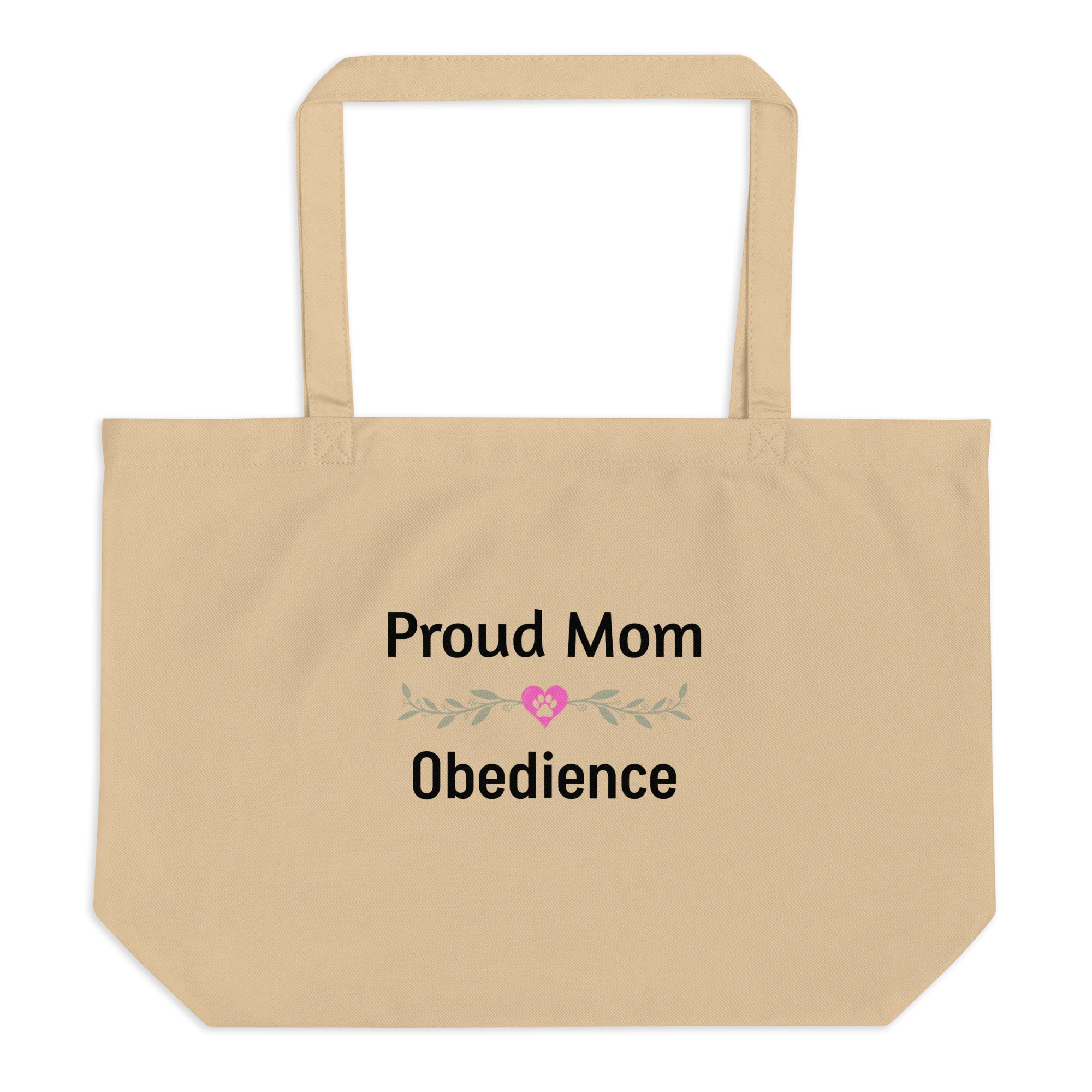 Proud Obedience Mom X-Large Tote/ Shopping Bags