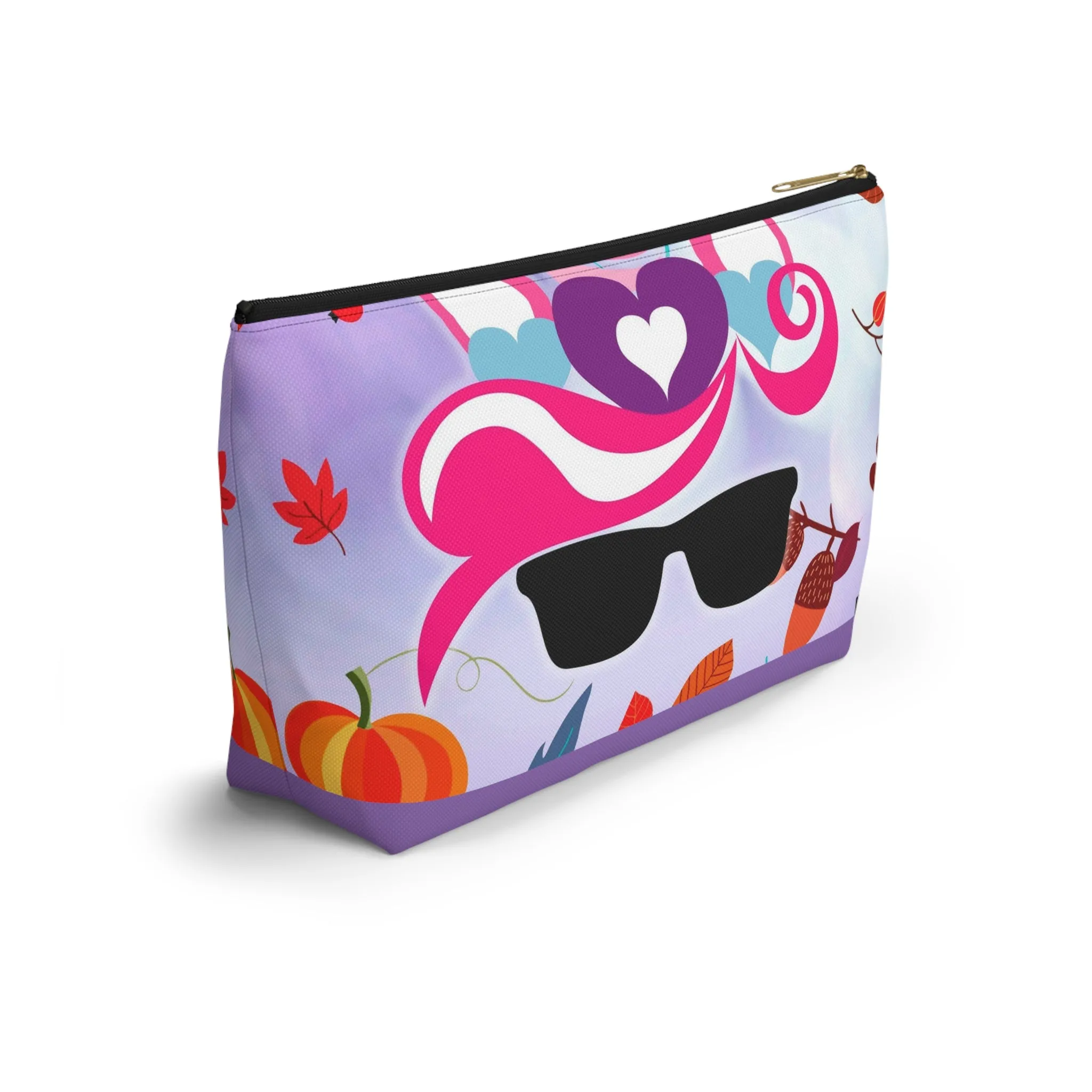 Purple Unicorn- Accessory Pouch w T-bottom