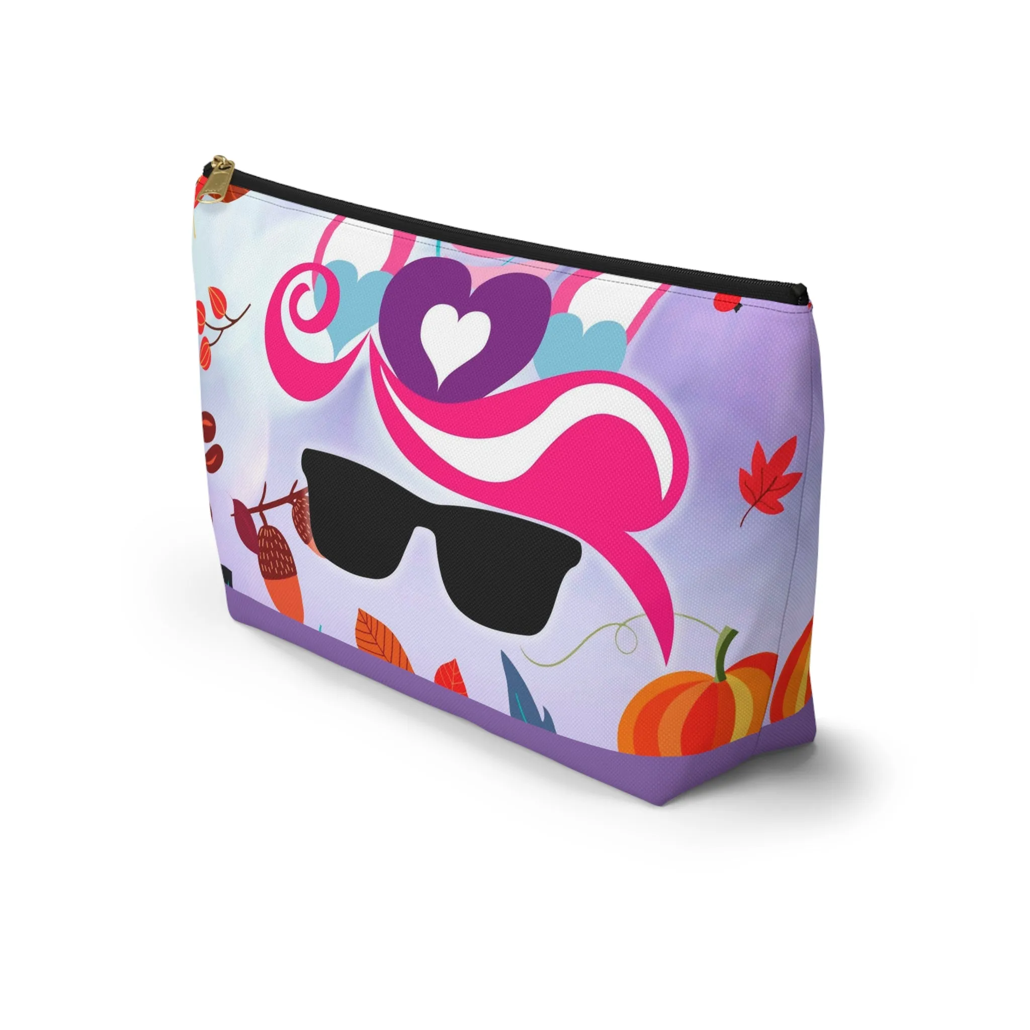 Purple Unicorn- Accessory Pouch w T-bottom