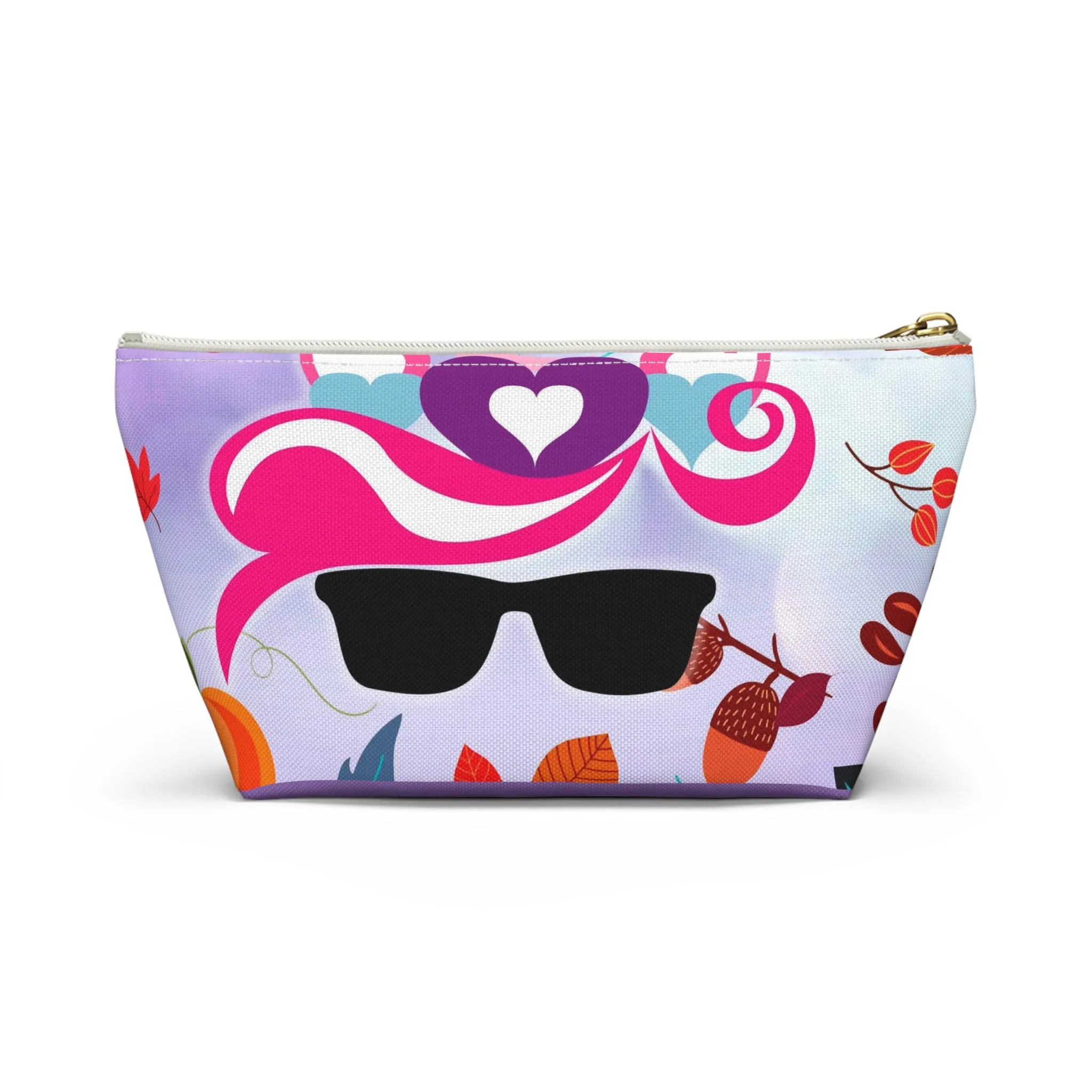 Purple Unicorn- Accessory Pouch w T-bottom