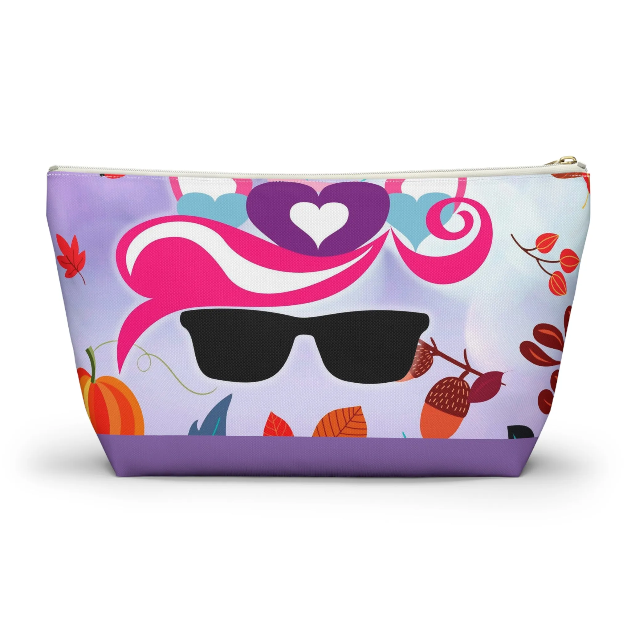 Purple Unicorn- Accessory Pouch w T-bottom