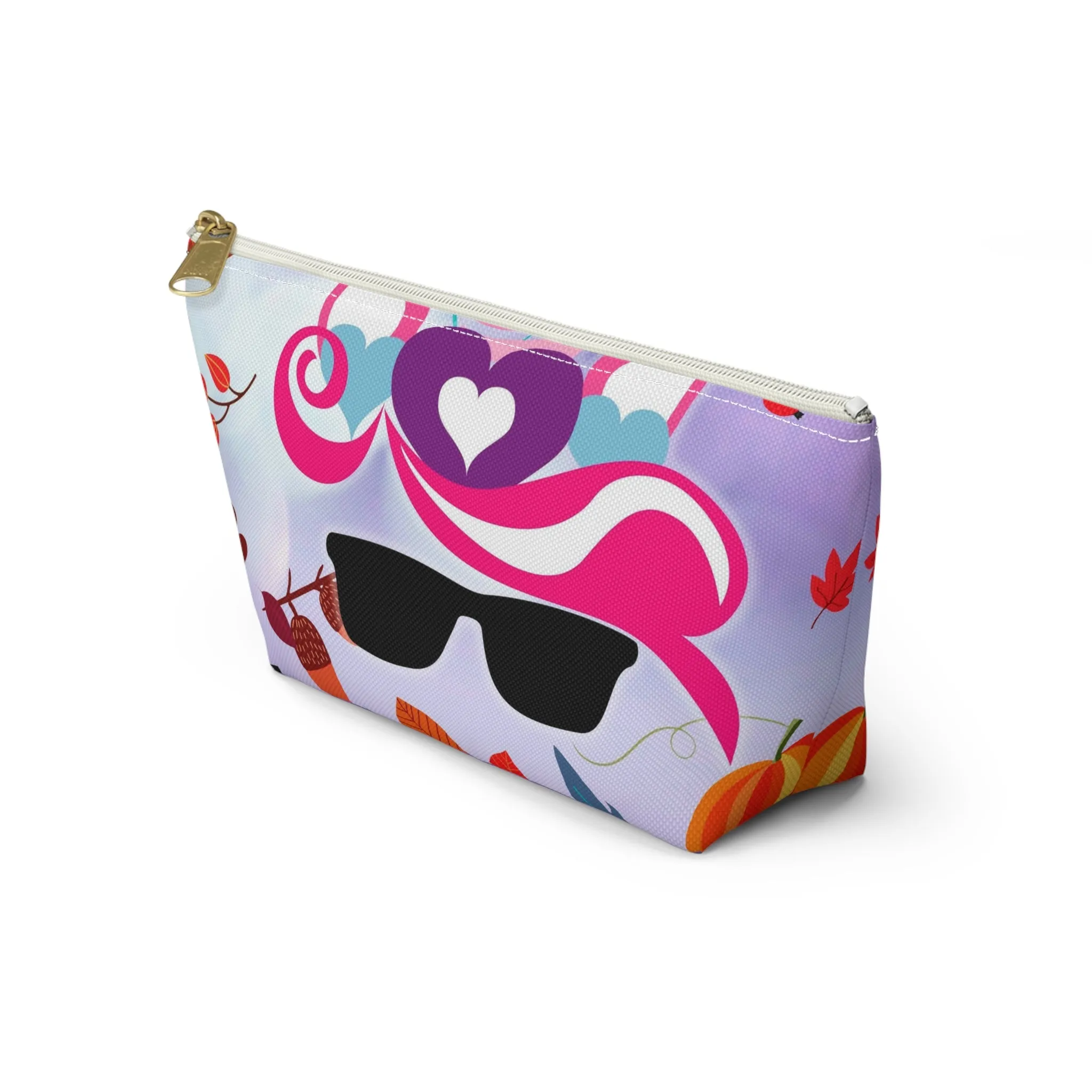 Purple Unicorn- Accessory Pouch w T-bottom