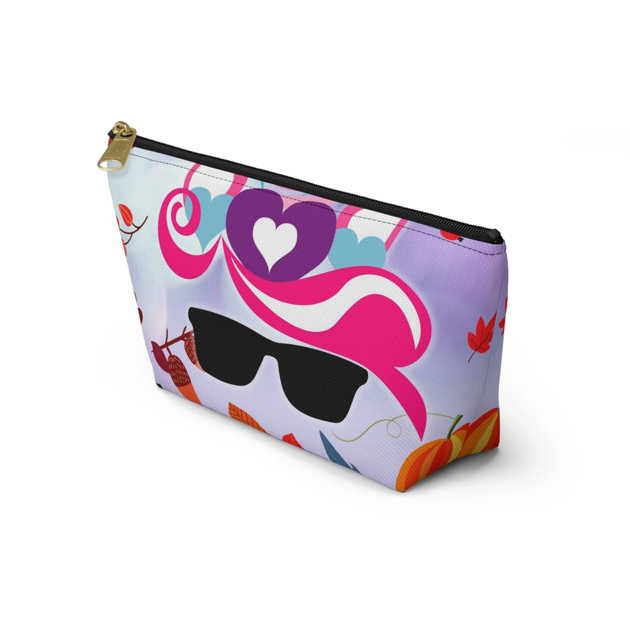 Purple Unicorn- Accessory Pouch w T-bottom