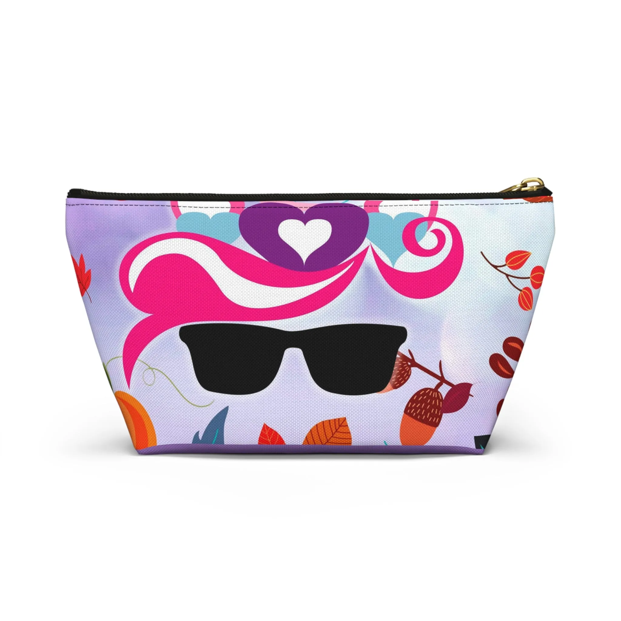 Purple Unicorn- Accessory Pouch w T-bottom