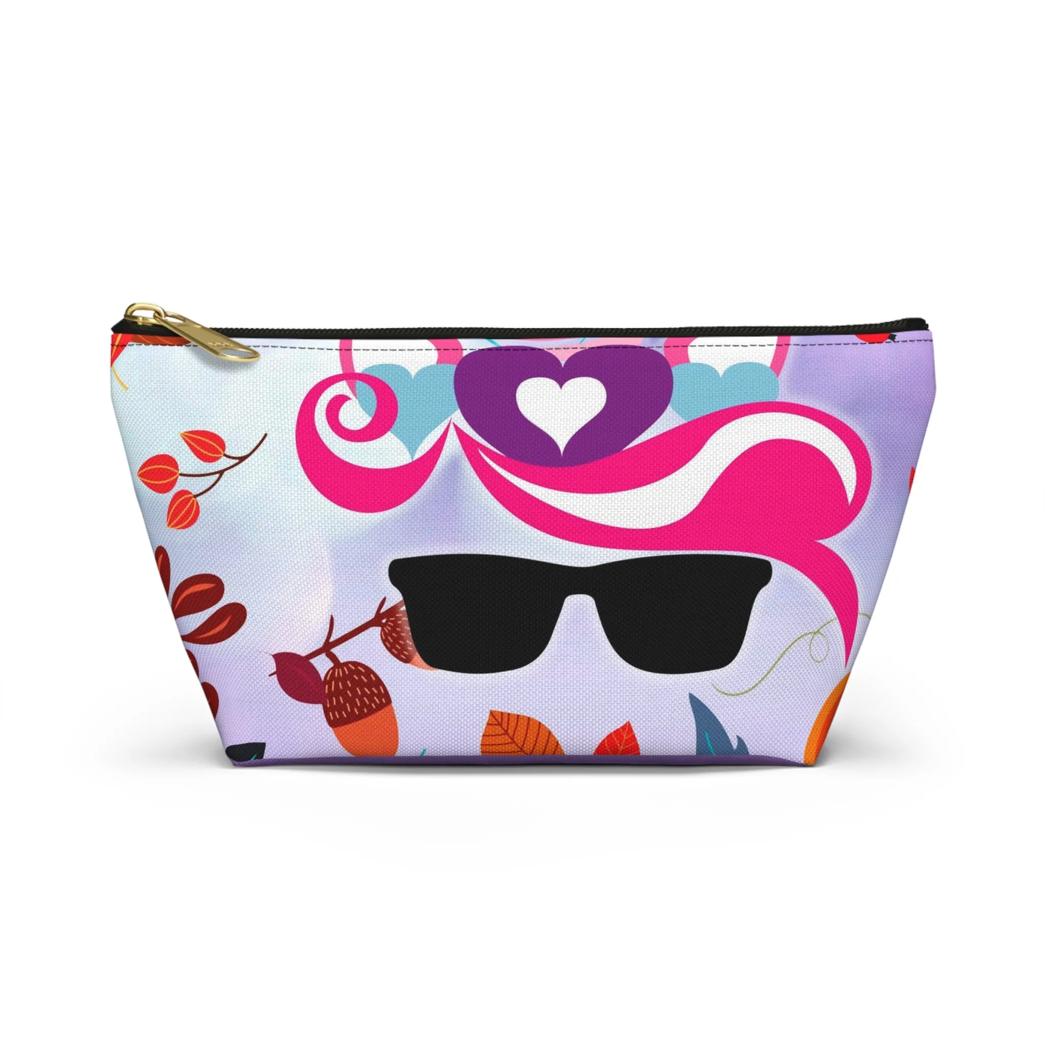 Purple Unicorn- Accessory Pouch w T-bottom