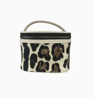 Pursen Getaway Jewelry Case Cream Leopard