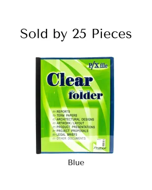 P/X Folder with Slide Short | 25pcs