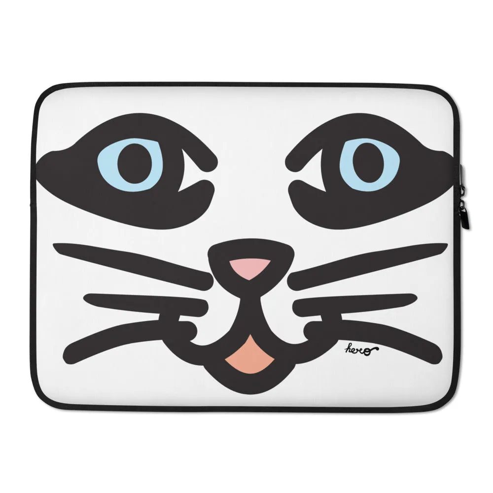 "Cat Eyes" Laptop Sleeve by Hero.