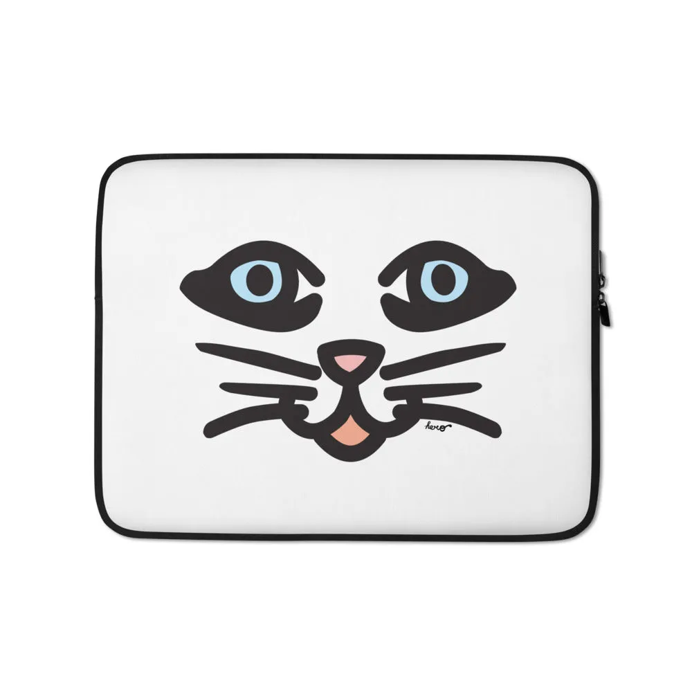 "Cat Eyes" Laptop Sleeve by Hero.
