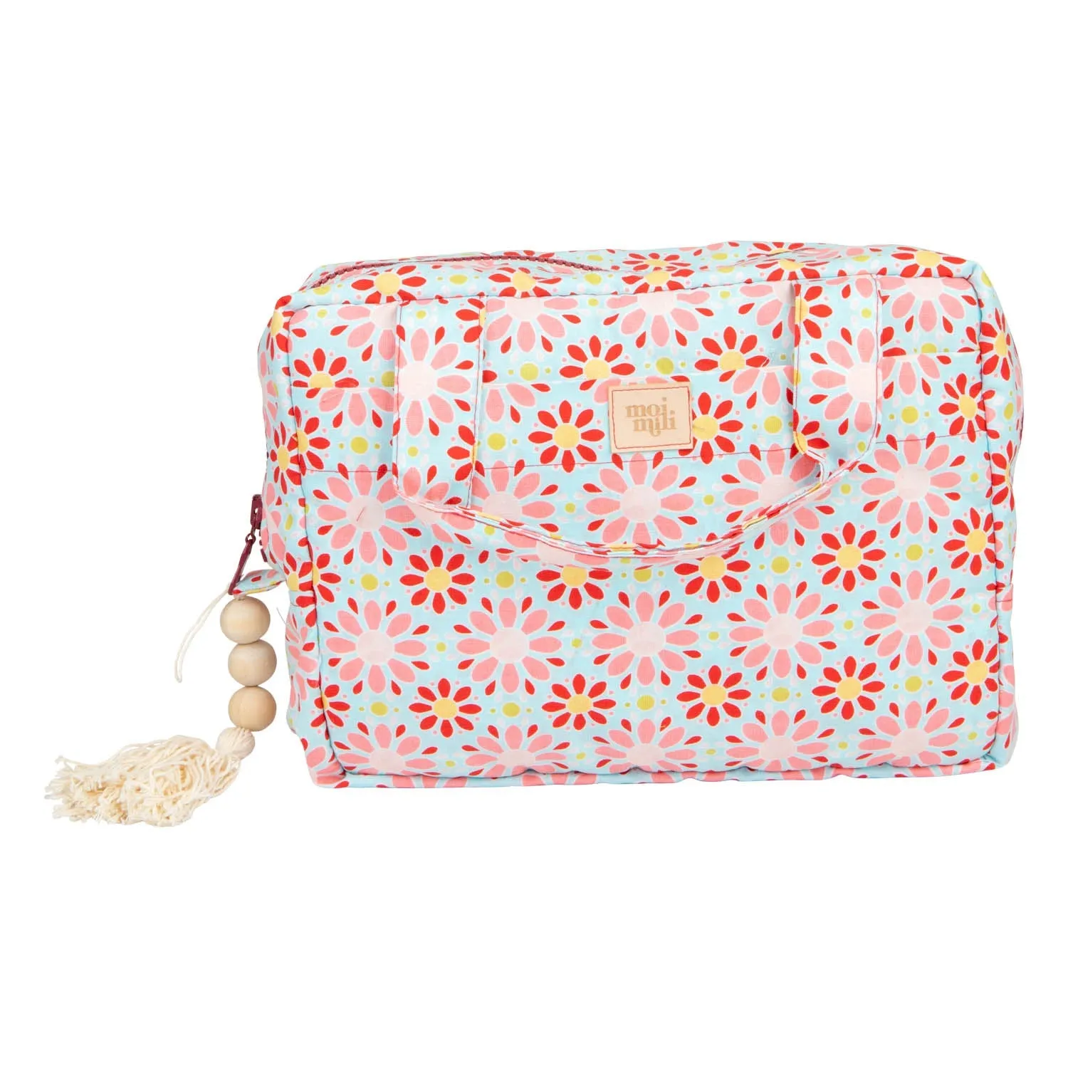 "Red Flowers" Makeup bag set