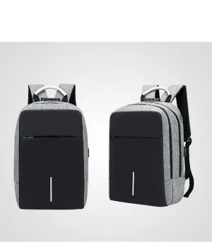 Raids Anti-Theft Backpack With Usb Charging Ports Code Lock Grey Bags