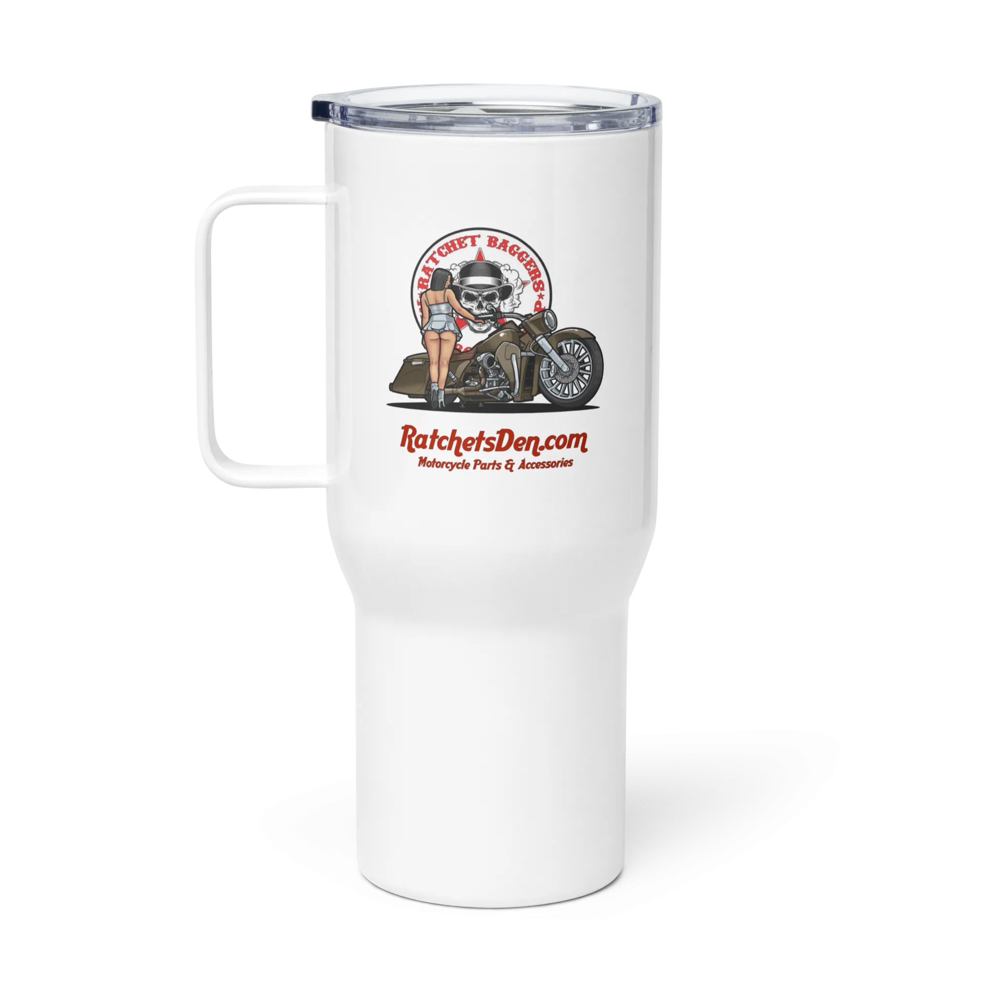 Ratchet Baggers "Kim" Travel mug with a handle